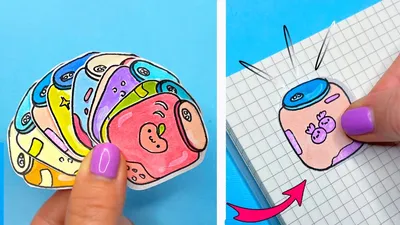 9 DIY ФРУКТОВЫЕ БАНОЧКИ! РИСУЕМ и делаем НАКЛЕЙКИ своими руками! - YouTube