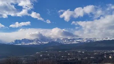 Нальчик. Вид из окна гостиницы — конкурс \"Зимний городской пейзаж\" —  Фотоконкурс.ру