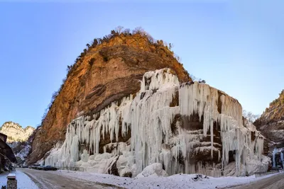 Зимний Атажукинский сад (Нальчик, Кабардино-Балкария). 9 января 2015 года.