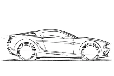 Как нарисовать машину – рисунок автомобиля