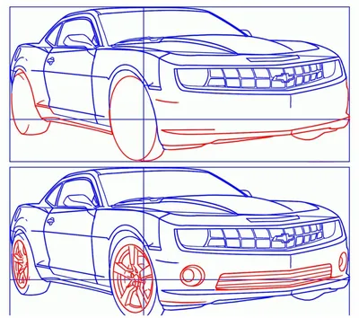 Красивые рисунки машин - 80 фото