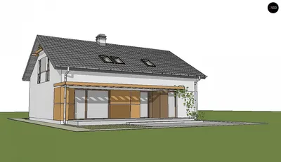 Картинка наружного дизайна дома в PNG