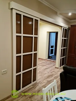 Двойные раздвижные двери купить в Минске недорого
