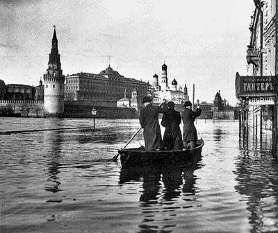 Москва - Наводнение в Москве. 1965 год. | Facebook