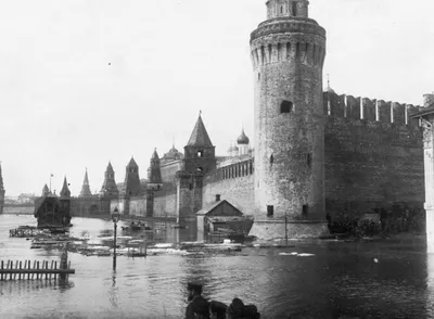 Наводнение в Москве 1926 года - Retro photos