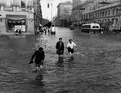 Наводнение в Москве. 1908 г | Пикабу