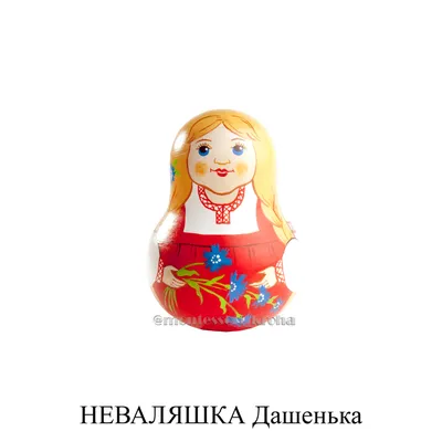 Статуэтка \"Неваляшка Нина\" голубая ASIKNOVA CERAMICS, купить в интернет  магазине в Москве