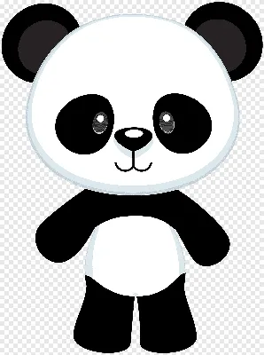 Panda. Панда. PNG. | Рисунки панды, Самые милые животные, Дети искусство арт