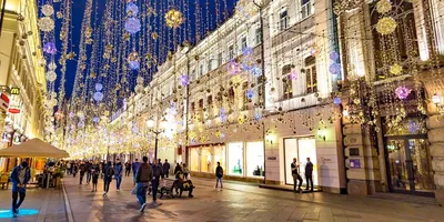 Фотосессия в Москве ночью на ул. Никольская. Свадебный и семейный фотограф  Виктория Носачёва. Щелково, Москва и МО