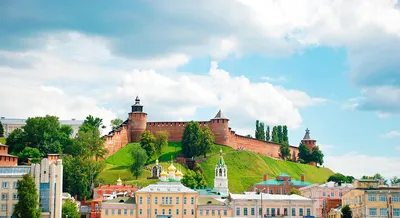 Площадь Минина и Пожарского Нижний Новгород. Красивые фото.