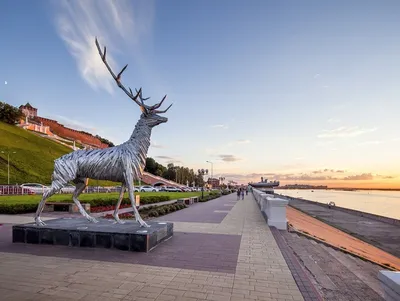 Нижне-Волжская набережная в Нижнем Новгороде | Описание и фото