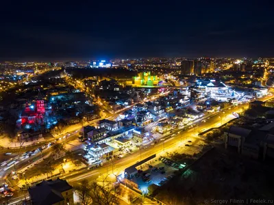 Ночной город, Иркутск фото — Байкал