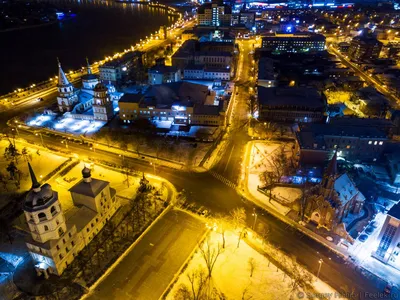 Ночной Иркутск ❄️💙 Благодарим за фото 📸@vvladimirovvna_ | Instagram