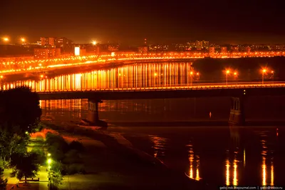 Фото: Ночной Омск. Фотограф Петр Дикман. Город. Фотосайт Расфокус.ру