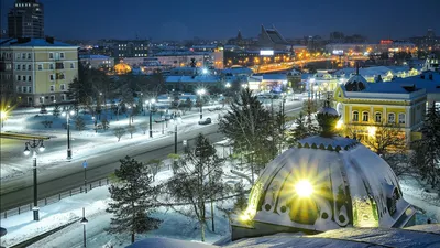 🌨️☃️❄️🎄Ночной Омск зимой.... - Торгово-сервисный центр \"OGS\" | Facebook