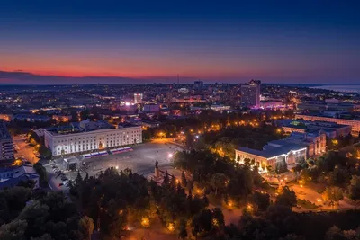 Ульяновск с высоты. Ленинский район(Центр). Июль 2018.