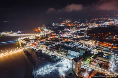 Чебоксарский залив зимой ночью | Фото проект Панорамы Чебоксар - Лучшие  фотографии Чебоксар и окрестнойстей