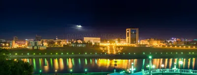 Ночной залив в Чебоксарах 2016 | Фото проект Панорамы Чебоксар - Лучшие  фотографии Чебоксар и окрестнойстей