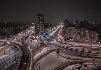 Ночная Москва-Сити | Пикабу