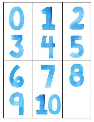 0-10 Printable Numbers (Free Templates In All Sizes)