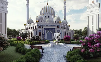 Новая мечеть в Грозном фото фото