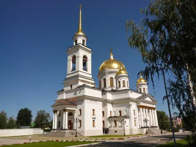 Александро-Невский Ново-Тихвинский монастырь. Собор Александра Невского,  Екатеринбург (Екатеринбург (МО город Екатеринбург)), фотография. фасады