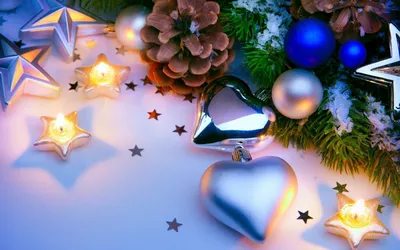 3D Render Merry Christmas HD Wallpaper With Snowy Night With Firs, Falling  Snow. Beautiful Artwork Seasonal Illustration And Copy Space Background.  Фотография, картинки, изображения и сток-фотография без роялти. Image  190138000