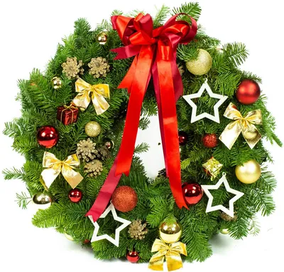 Венок новогодний A Perfect Christmas, диаметр 20 см - купить в  интернет-магазине OZON с доставкой по России (1224072139)