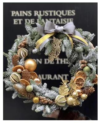 Новогодний венок своими руками. Венок на дверь. Рождественский венок.  Christmas Wreath Diy. - YouTube