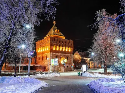 Новогодний Нижний Новгород: яркие кадры зимнего города