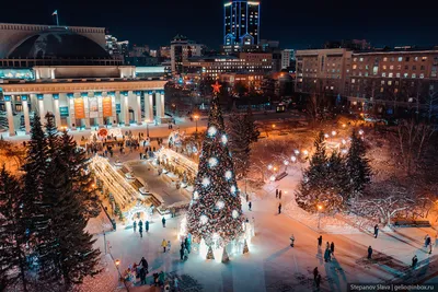 Новогодний новосибирск фото фотографии