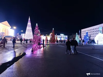 В Ставрополе открыли главную ёлку города | 21.12.2021 | Ставрополь -  БезФормата