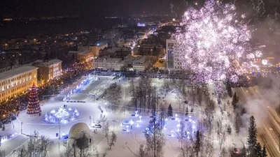 Главная новогодняя ель — в подарок Томску