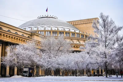 Оперный театр новосибирск рисунок - 64 фото