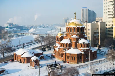 Новосибирск зимой фото фотографии