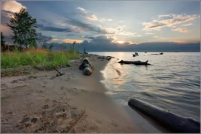 Новосибирское водохранилище. (Обское море). В Новосибирске. :: Виталий  Половинко – Социальная сеть ФотоКто