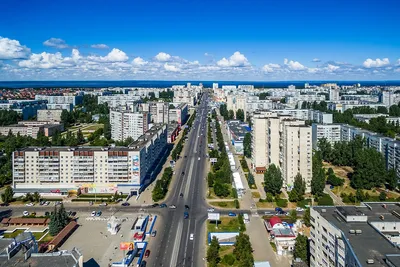 Ульяновск с высоты. Заволжский район (Новый город). Август 2017.