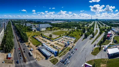 Ульяновск с высоты. Заволжский район (Новый город). Август 2017.