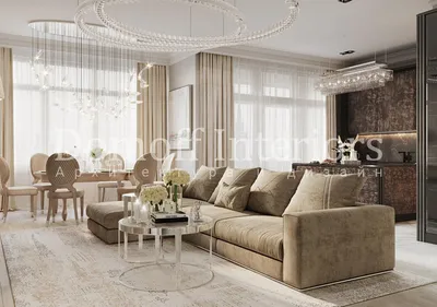 Дизайн кухни-гостиной в современном стиле: 12 проектов | SKDESIGN