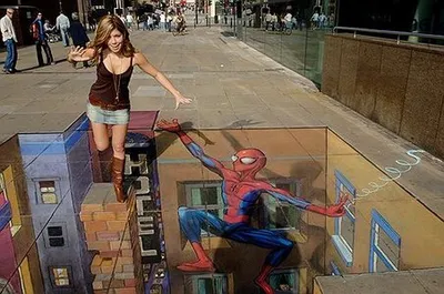 Уличные 3D-рисунки на асфальте. Проект Planet Streetpainting: Идеи и  вдохновение в журнале Ярмарки Мастеров