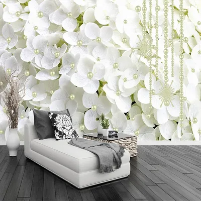 Цветочные 3D Современные Обои Wallcovering Мечтательный Красочный  Фиолетовый Цветок Интерьер Дома Декор Гостиной KTV Живопись Росписи Обои От  2 858 руб. | DHgate