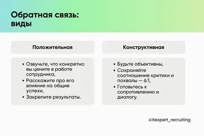 Как давать обратную связь клиенту, сотруднику и руководителю