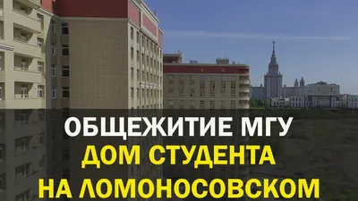 Общежития МГУ в Москве: фото внутри, стоимость жилья и быт