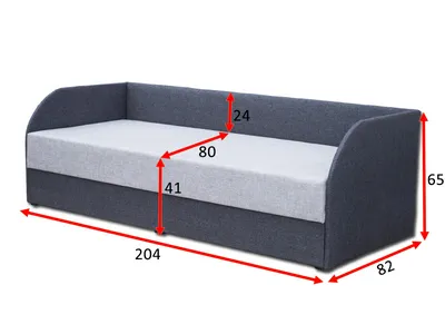 Раскладная односпальная софа — mebHOME