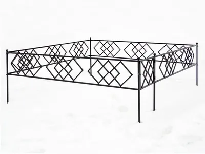 Оградки на кладбище | Цена | Ритуальные оградки на могилу