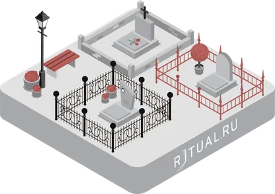 Кресты и оградки на могилу: как создать композицию - Билкам
