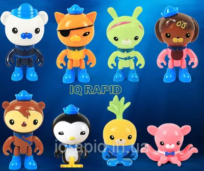 Фигурки-игрушки Октонавты (OCTONAUTS). Набор Большая команда Октонавтов  (Octonauts) 8 героев (ID#1532126542), цена: 70 ₴, купить на Prom.ua