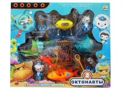 Набор фигурки 7шт. Октонавты, Octonauts GiftMix 168652411 купить за 916 ₽ в  интернет-магазине Wildberries