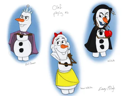 Olaf Presents: Snow White” Concept Drawings ⛄🍎 – The Autistic Animator's  Desk