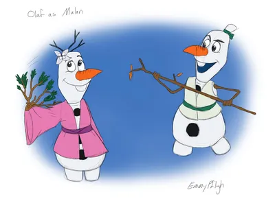 Olaf Presents: Mulan” Concept Drawings ⛄🥋 – The Autistic Animator's Desk